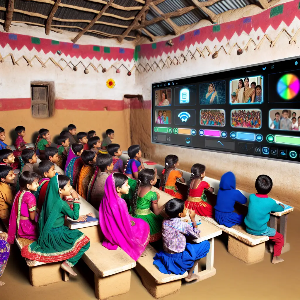 Revolutionizing Rural Education in India with AI-Powered Teacherless Classrooms